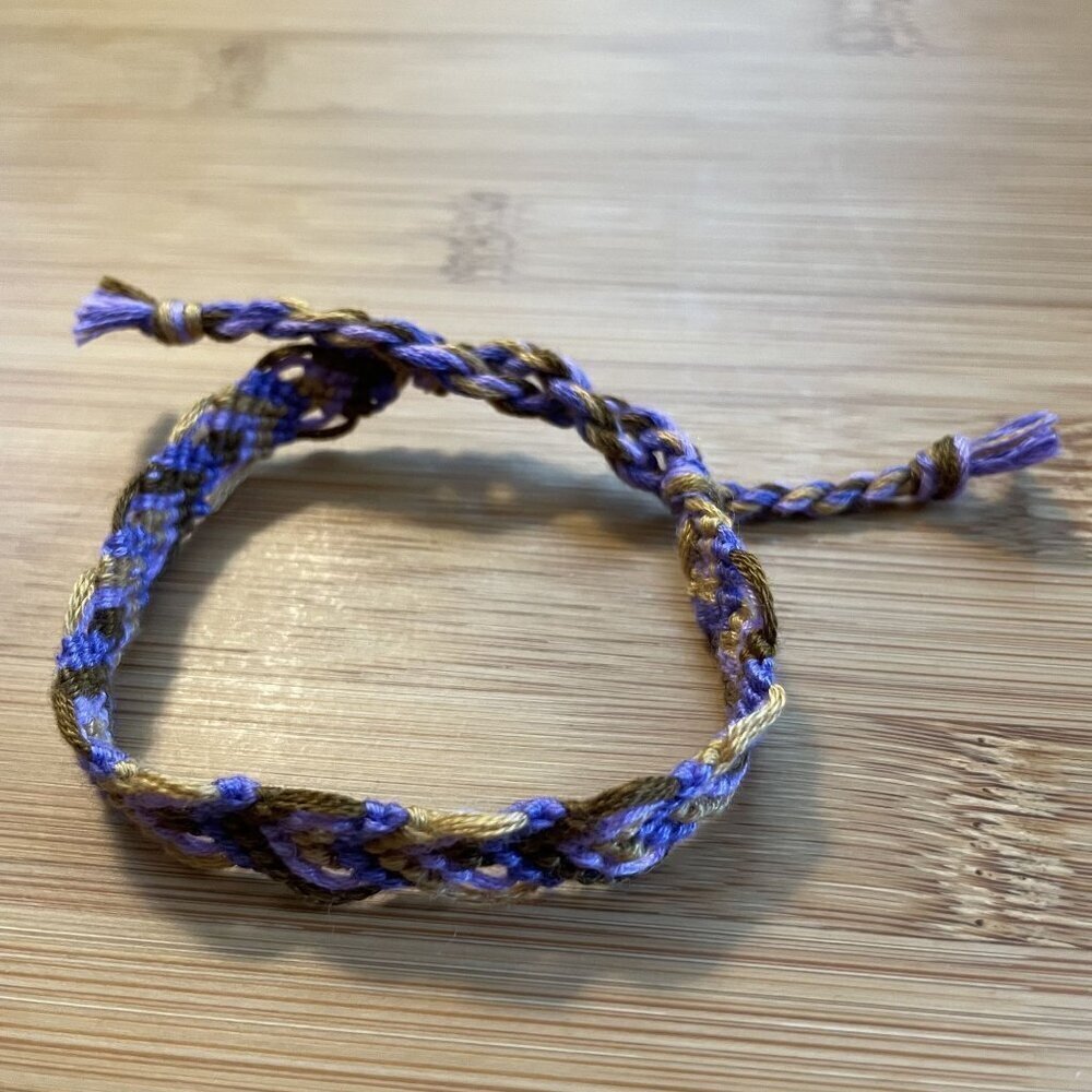 Judith Bracelet, anklet, trendy, comfortable, tie, embroidery thread, woven, gif